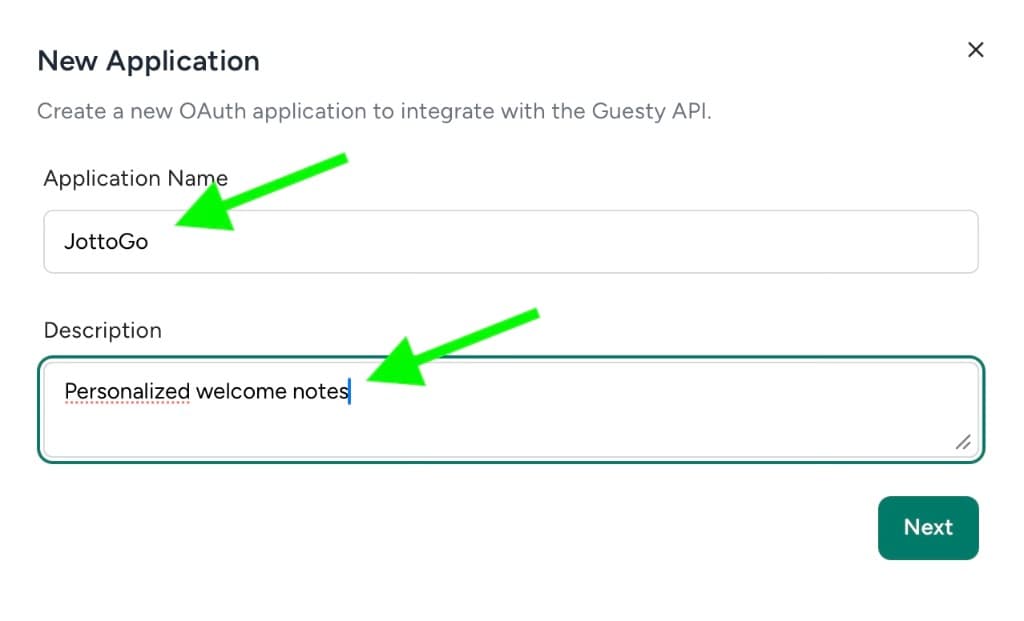 Create an Open API application