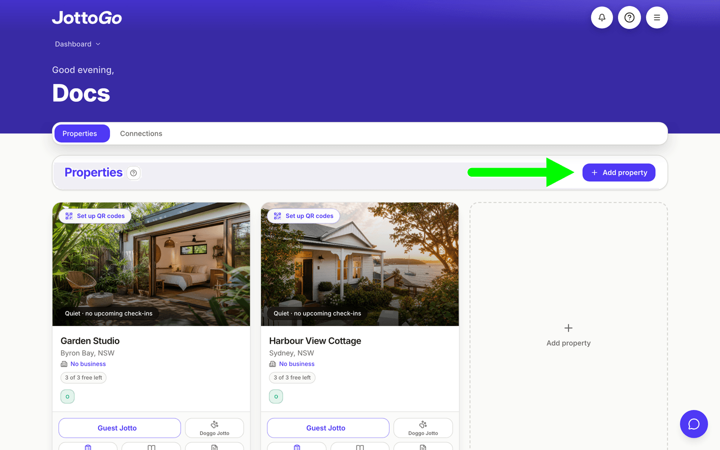 Select Add property